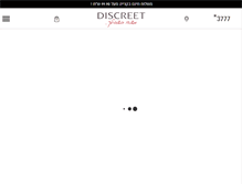Tablet Screenshot of discreet-f.co.il